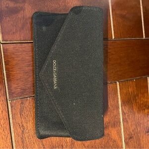 Dolce & Gabbana Black Fabric Case
